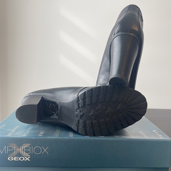Geox Amphibiox leather bootie - Picture 4 of 4